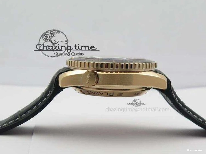 0215 Breathable Seamaster Professional Chrono RG Black Ceramic Black Dial On Black Gummy Strap A 8214